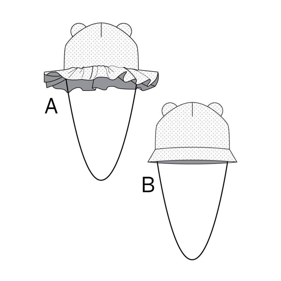 Baby Sun Hat Pattern PDF Sewing Pattern Instant download Etsy