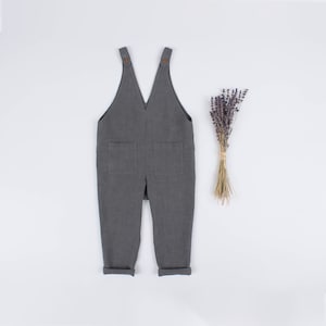 Girl Jumpsuit Sewing Pattern – V Shaped Neckline – PDF Sewing Pattern