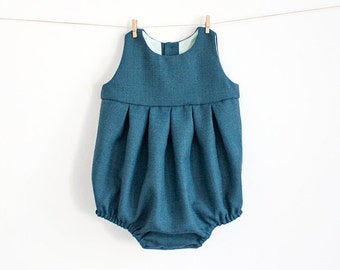 Baby Romper Pattern PDF Sewing Pattern – Instant download — Peter Pan Collar