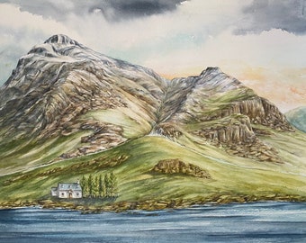 Bothy, Glen Coe - Original Painting by Norma Robinson