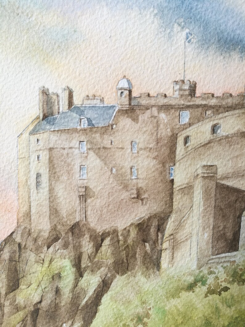 Edinburgh Castle, Limited Edition Print by Norma Robinson - Etsy