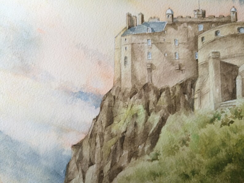 Edinburgh Castle, Limited Edition Print by Norma Robinson - Etsy