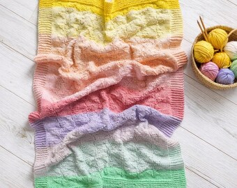 PDF Pattern Blanket Baby Blanket