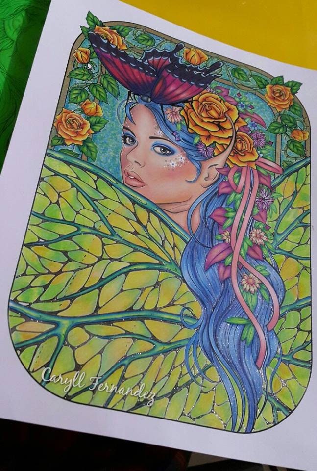 Butterfly Fae Coloring Page PDF Instant Download Coloring - Etsy