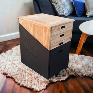 Roll container side table Shabby Small drawers Tim