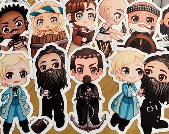 Our Flag Means Death Chibi Stickers