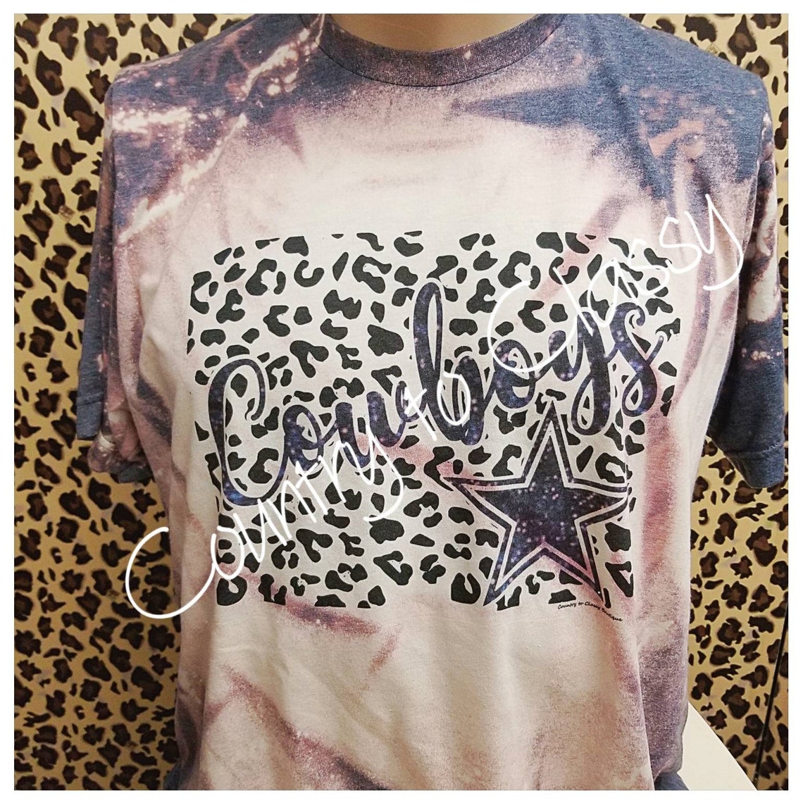 bleached cowboys shirt