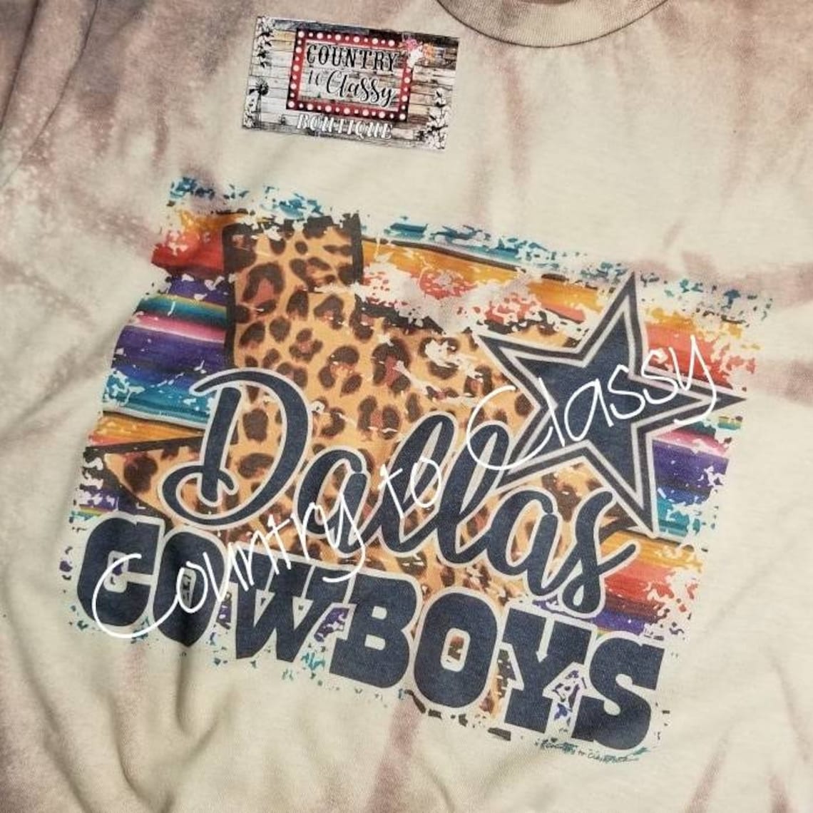 bleached cowboys shirt