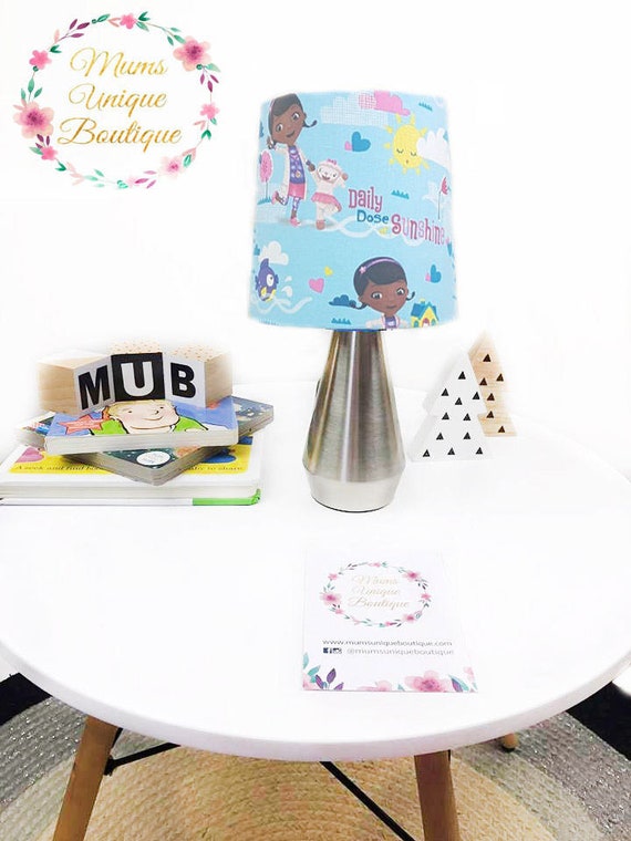 Doc Mcstuffins Table Lamp Night Light Touch Lamp Ceramic Etsy