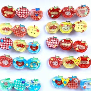 Barrettes pommettes (12 modèles)