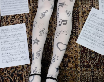Medias musicales (S-5XL)