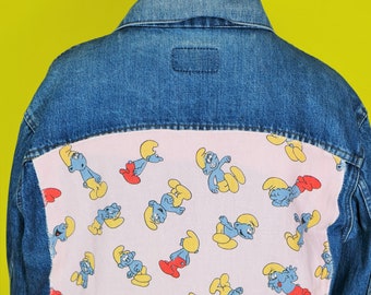 Reworked smurfs Jacket- M