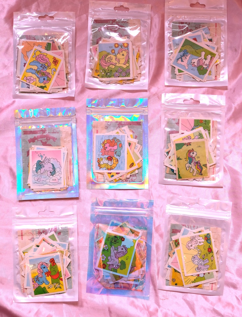 Vintage 1986 My little Pony Stickers 20 stickers image 3