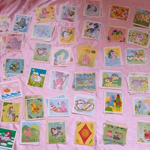 Vintage 1986 My little Pony Stickers 20 stickers image 9