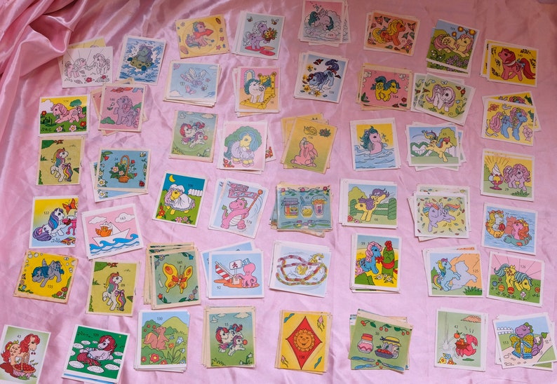 Vintage 1986 My little Pony Stickers 20 stickers image 9