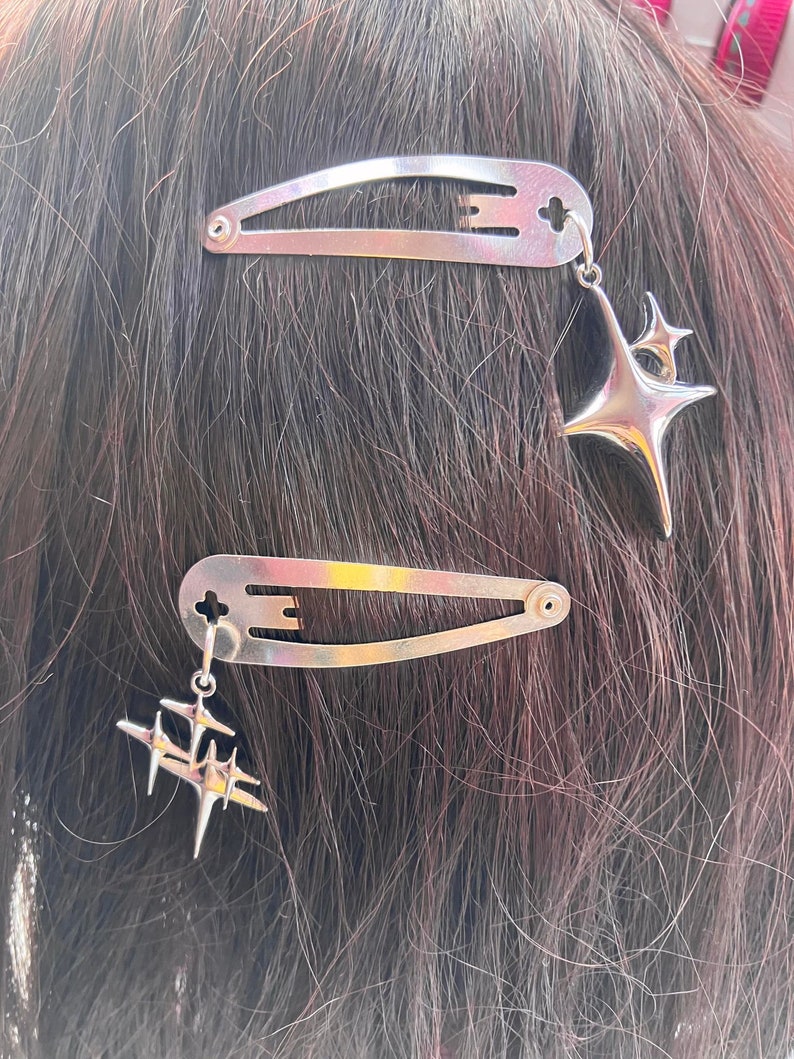 CyberStar Hair clips x2 image 3