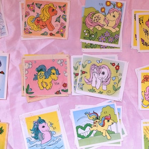 Vintage 1986 My little Pony Stickers 20 stickers image 7