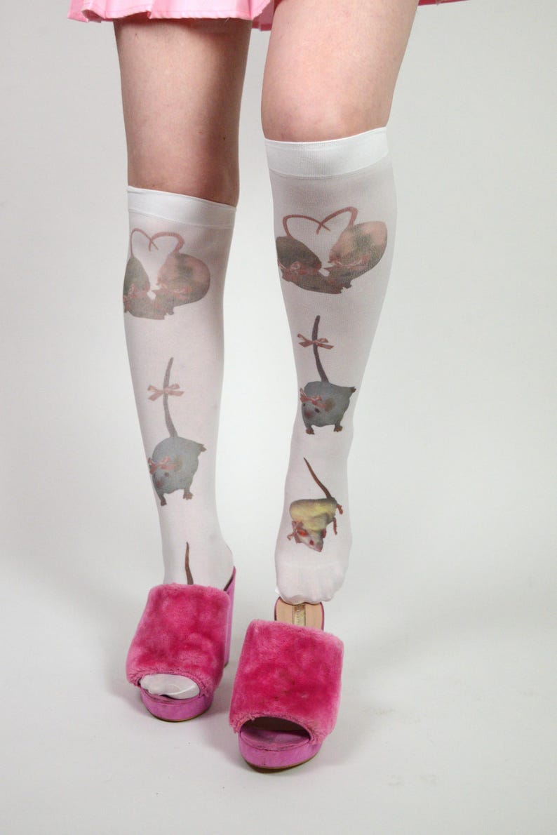 Lab Rats Toe Socks Rat Knee High Socks ( One Size) - Etsy