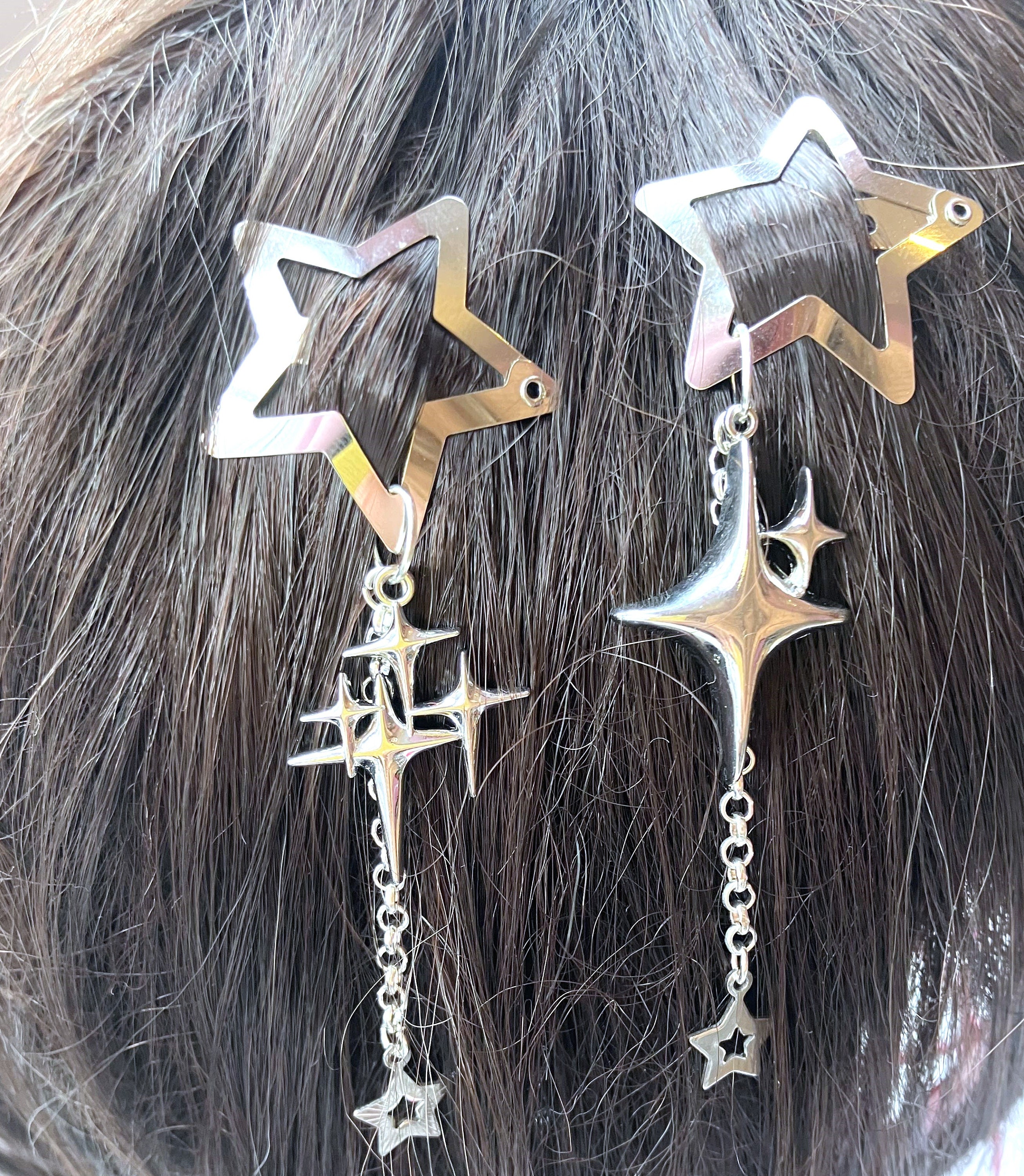 ☆関税込☆VINTAGE HOLLYWOOD★Shooting Star Hairpin★ Shooting Star Hair Clips X 2 - Etsy