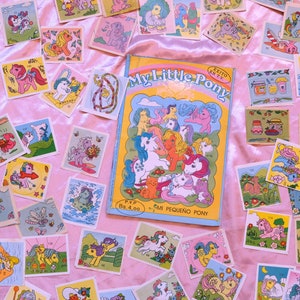 Vintage 1986 My little Pony Stickers 20 stickers image 1