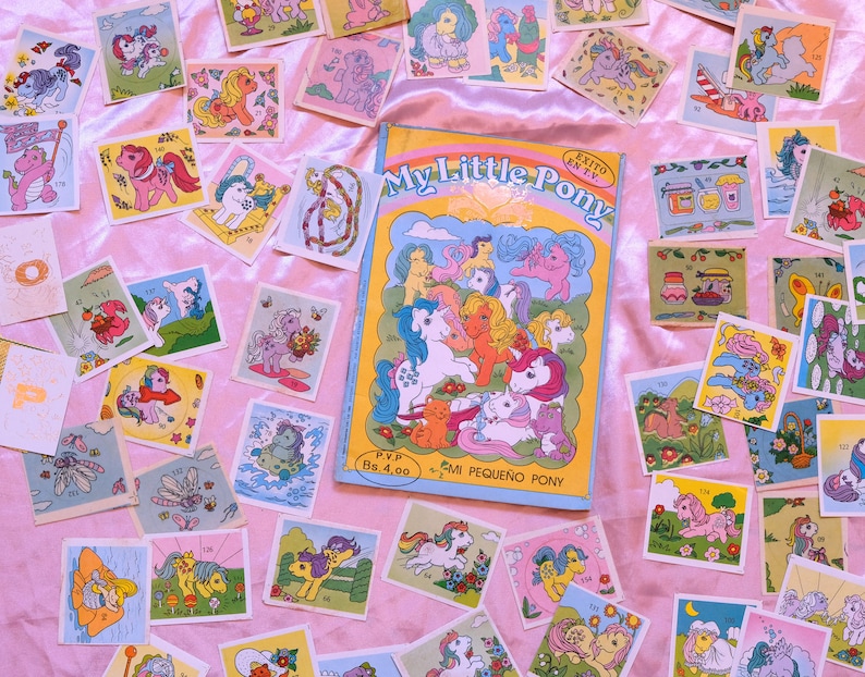 Vintage 1986 My little Pony Stickers 20 stickers image 1