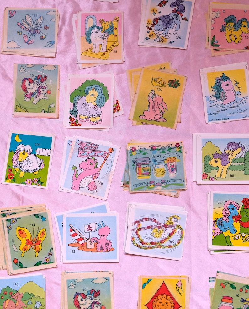 Vintage 1986 My little Pony Stickers 20 stickers image 5