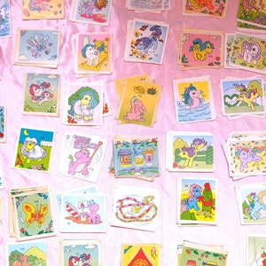 Vintage 1986 My little Pony Stickers 20 stickers image 2