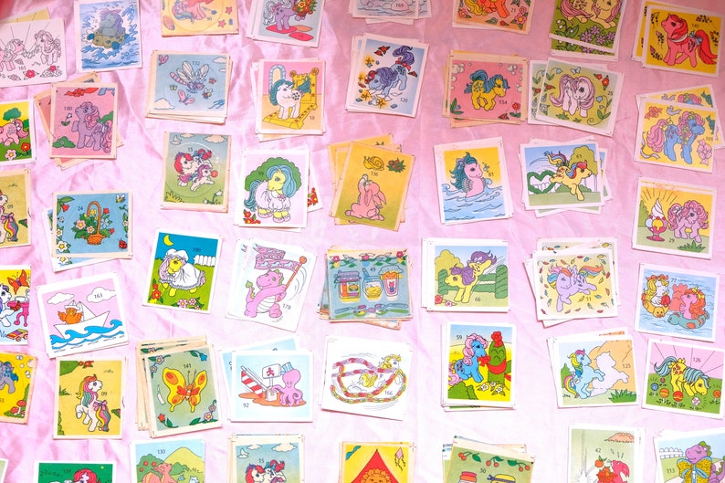 Vintage 1986 My little Pony Stickers 20 stickers image 2