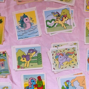 Vintage 1986 My little Pony Stickers 20 stickers image 8