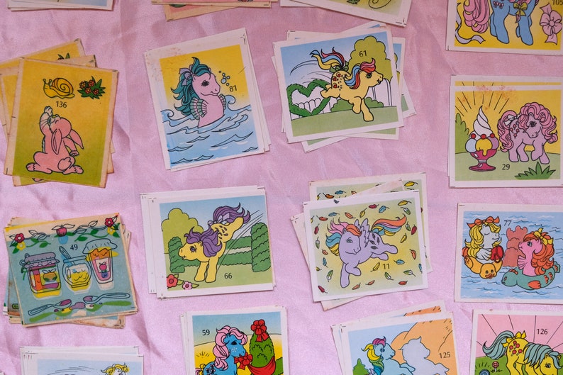 Vintage 1986 My little Pony Stickers 20 stickers image 8