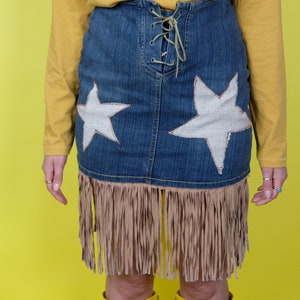 Reworked cow girl skirt - 14