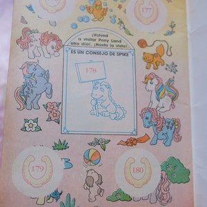 Vintage 1986 My little Pony Stickers 20 stickers image 4