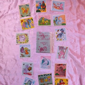 Vintage 1986 My little Pony Stickers 20 stickers image 10