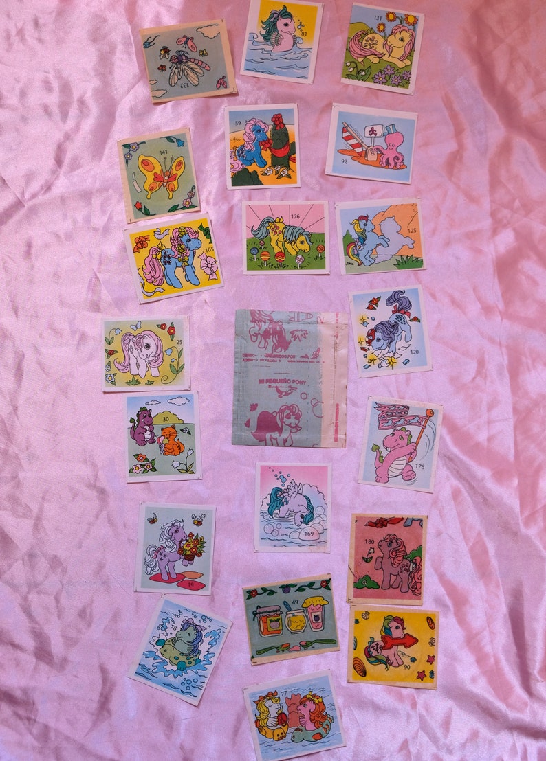 Vintage 1986 My little Pony Stickers 20 stickers image 10