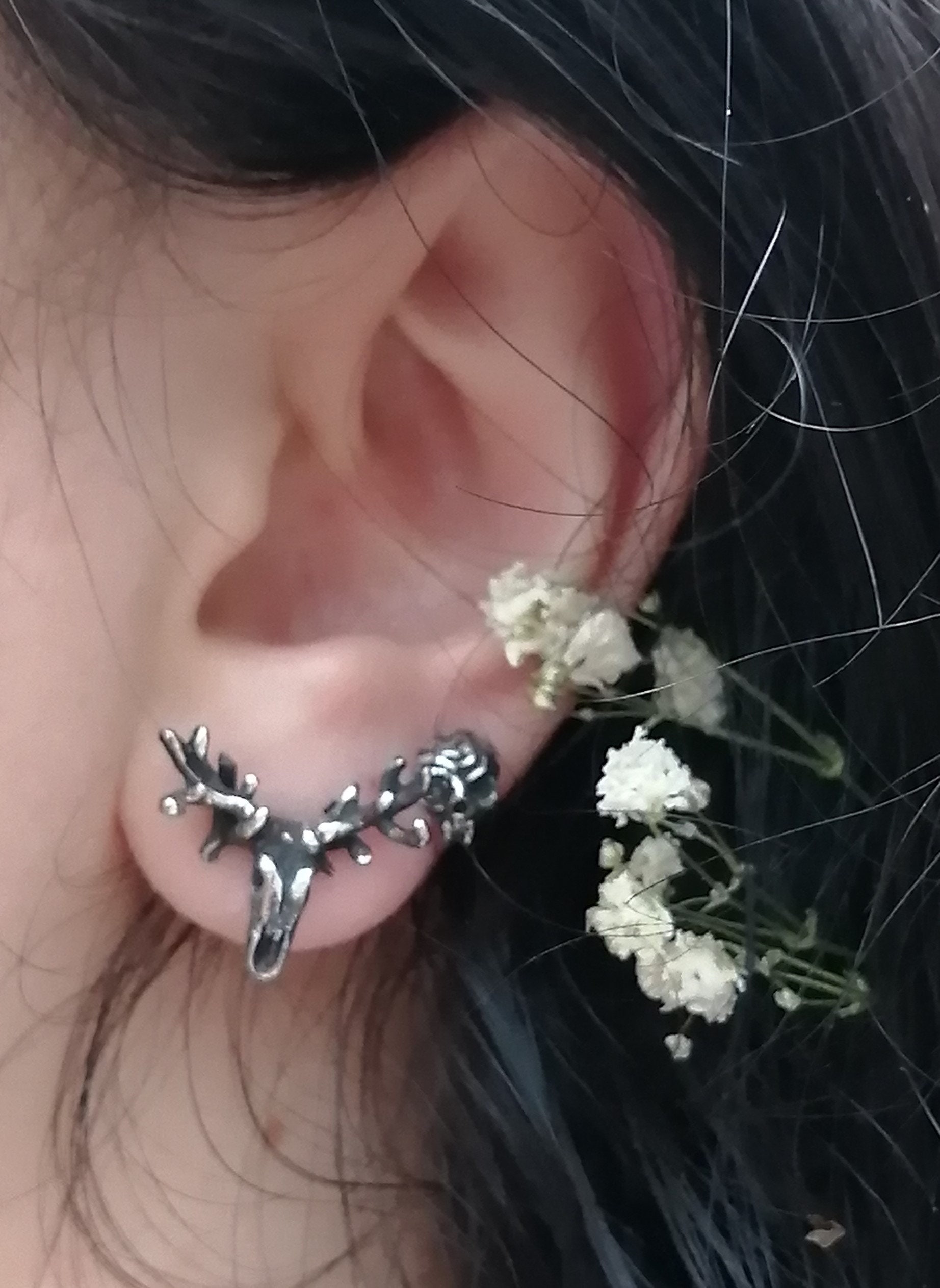 Skull Earrings Goth Gifts for Women, Nickel Free Earrings Dangle, Spooky  Earrings, Dark Academia Jewelry, Horror Earrings, Oddities Gifts 