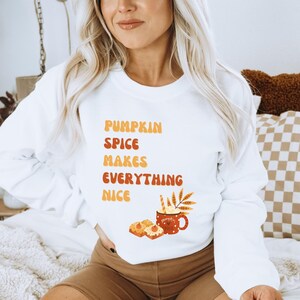 Fall Sweatshirt, Womens Fall Top, Fall Sweater, Ladies Fall Sweater, Pumpkin Sweater, Cute Fall Sweater, Thanksgiving Top, Fall Graphic Top