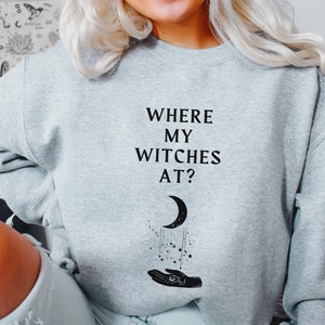 Funny Witchy Sweater, Witch Sisters Gift, Witch Clothing, Basic Witch Sweater, Witchy Vibes Sweater, Witches Sweater, Oversized Sweater