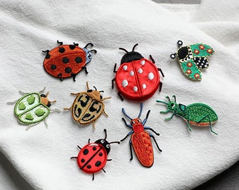 Embroidery Insect Applique Insects Self-adhesive DIY clothing accessories DIY clothing dress skirt
