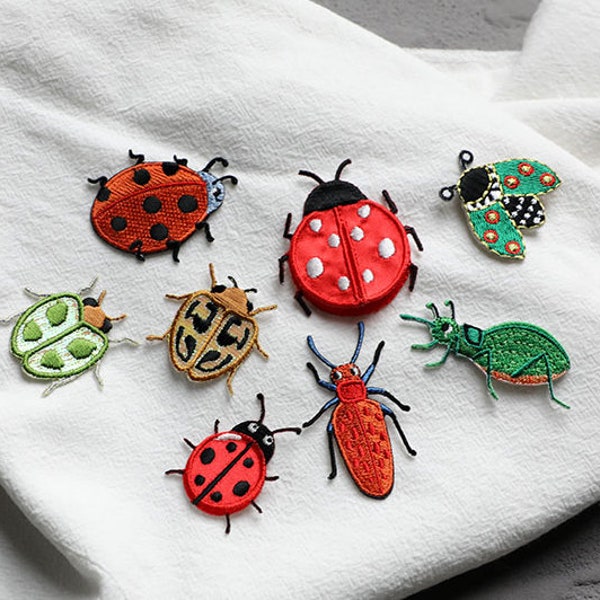 Embroidery Insect Applique Insects Self-adhesive DIY clothing accessories DIY clothing dress skirt