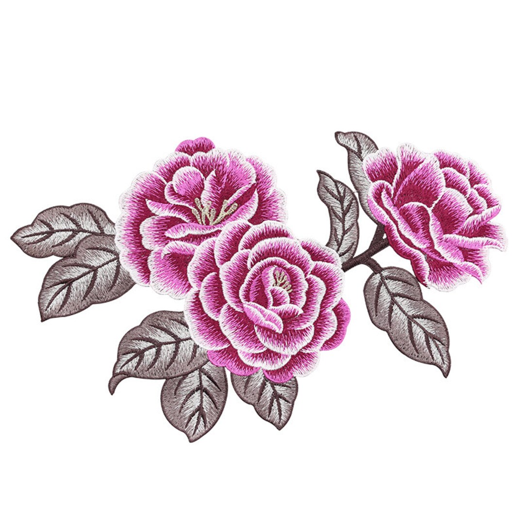 Flowers Forever Embroidered Crop Peony main image 1
