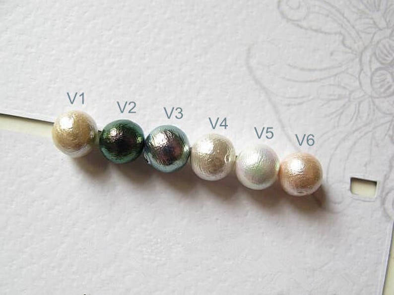 6mm 8mm 10mm 12mm to 18mm Classy Cotton Pearl Half Hole Pendant Loose