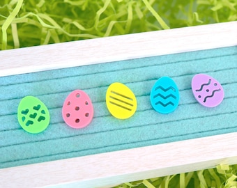 Easter Eggs (Brights) by Candy Letters • Easter Decorations & Easter Bunny Basket Letter Board Icons • Letterboard Accessories