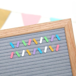 Sprinkles on Top de Candy Letters • Íconos para tableros de letras para fiestas de cumpleaños y helados • Accesorios para tableros de letras