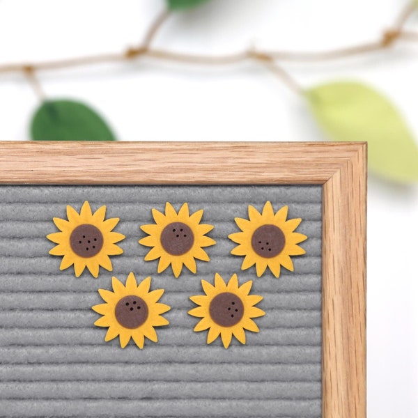 Sunflowers by Candy Letters • Summer, Fall & Garden Letter Board Icons • Letterboard Accessories