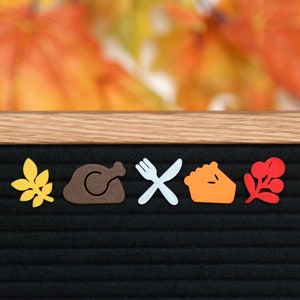 Dar gracias por Candy Letters • Decoración de otoño y decoraciones de Acción de Gracias Íconos para tableros de letras • Accesorios para tableros de letras