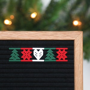 Suéter navideño feo de Candy Letters • Decoraciones navideñas y decoración de invierno Íconos para tableros de letras • Accesorios para tableros de letras