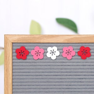 Flores de cerezo de Candy Letters • Íconos para tableros de letras con motivos de Año Nuevo lunar y flores de primavera • Accesorios para tableros de letras