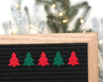 Pine Trees (Red and Green) by Candy Letters • Christmas Decorations & Winter Decor Letter Board Icons • Letterboard Accessories