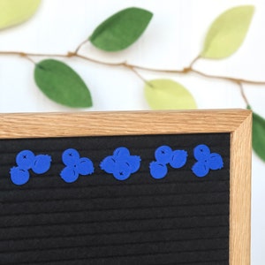 Bunch of Blueberries by Candy Letters • Summer Picnic, Farmers Market and Blueberry Patch Letter Board Icons • Letterboard Accessories