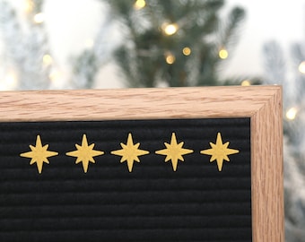 Twinkle Stars by Candy Letters • Holiday & Astrology Letter Board Icons • Letterboard Accessories
